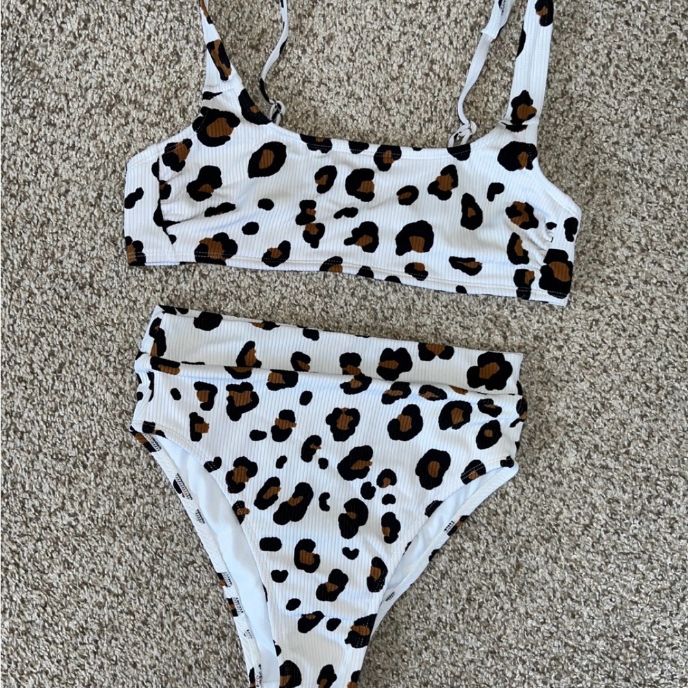 Leopard Print Bikini Set